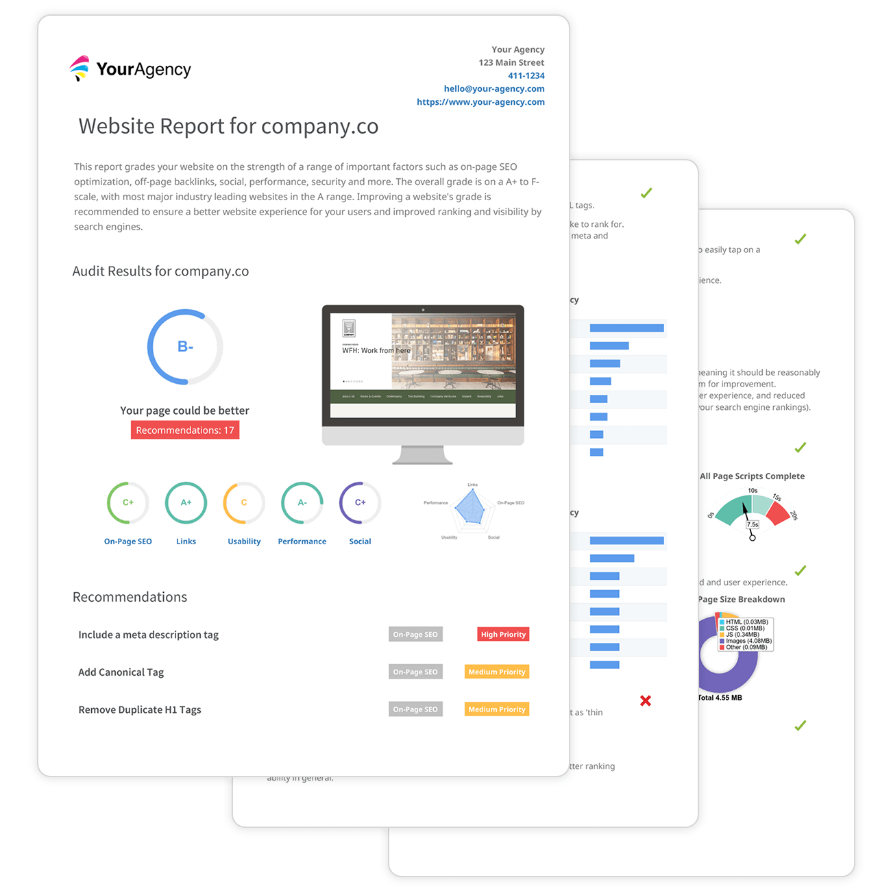 free website report